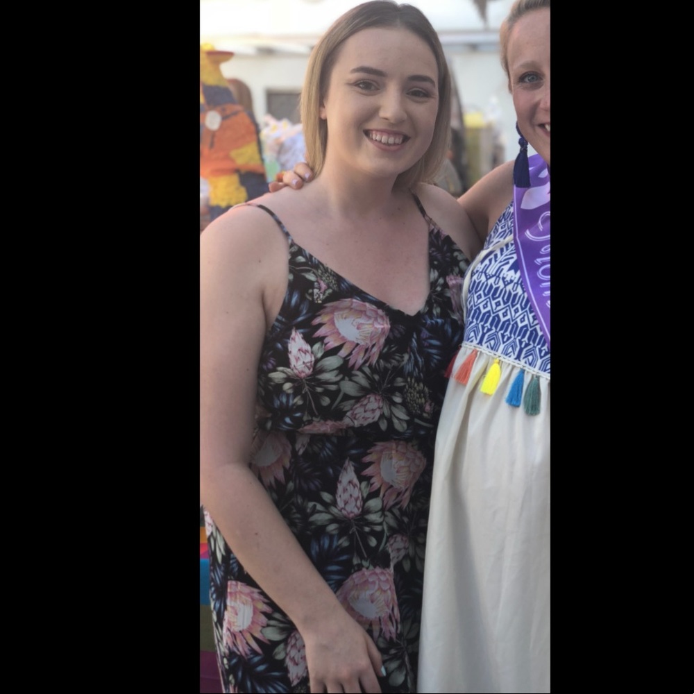 H&M floral maxi dress